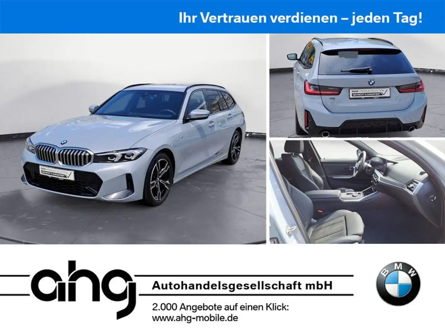 BMW 318 d Touring M Sportpaket Akustikglas Harman/Kar Gris - 1
