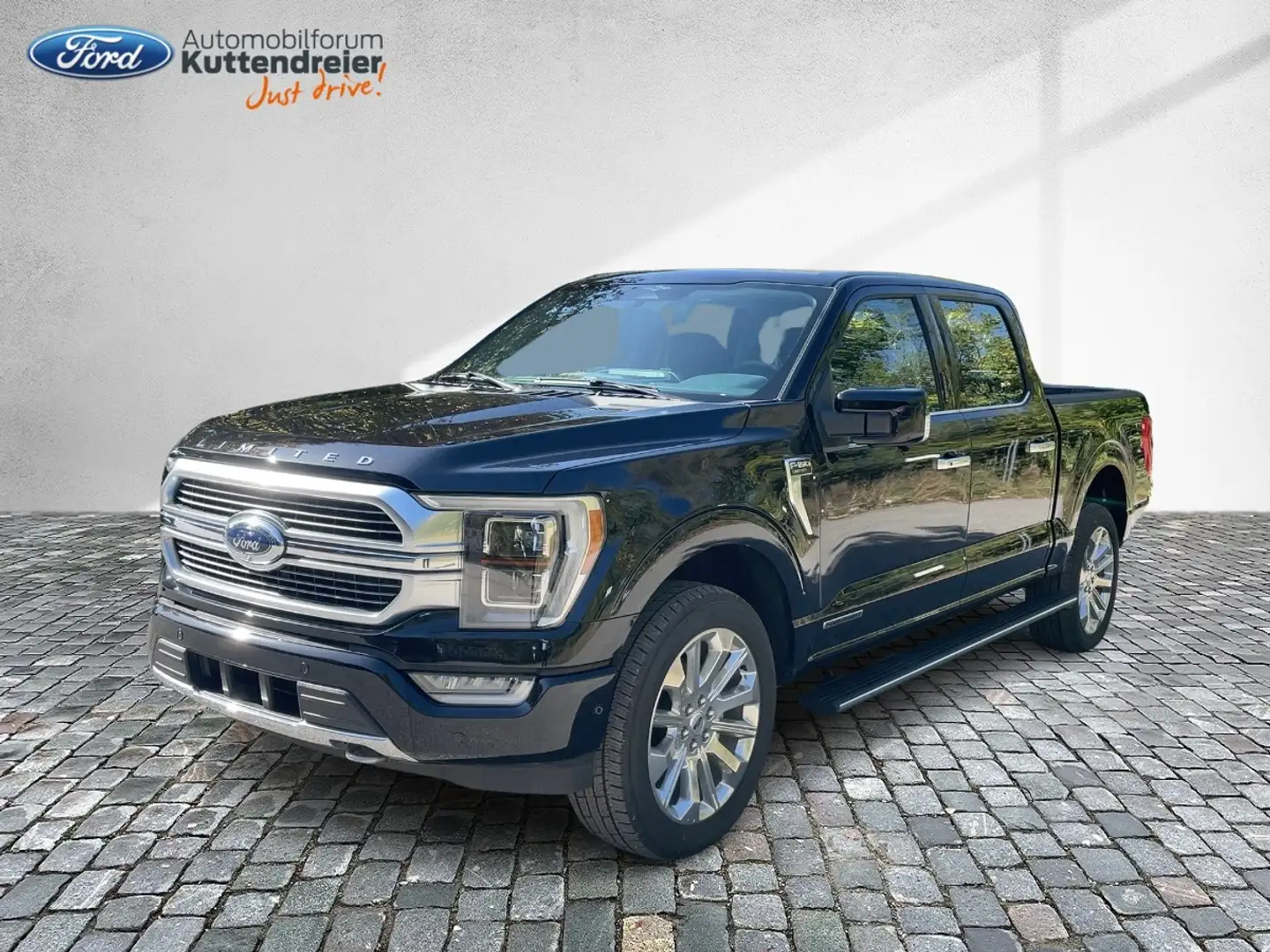 Ford F 150 F150 Limited 3.5L V6 Hybrid 3,5T-AHK*Voll*Trittbr Nero - 1