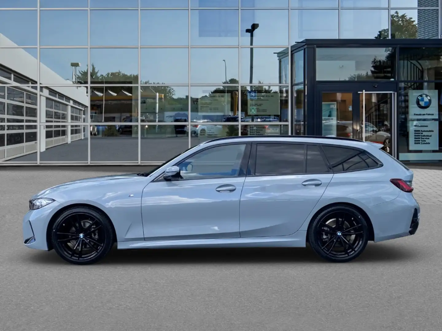 BMW 318 d M Sport AHK/HarmanKardon/DrivingAssist/Fernl.Ass Grau - 2