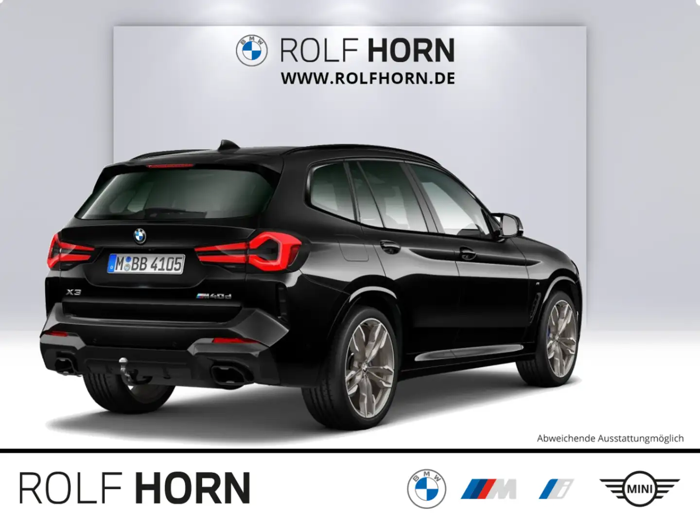 BMW X3 M40d AHK Pano adLED Navi RfKam. harman/kardon Noir - 2
