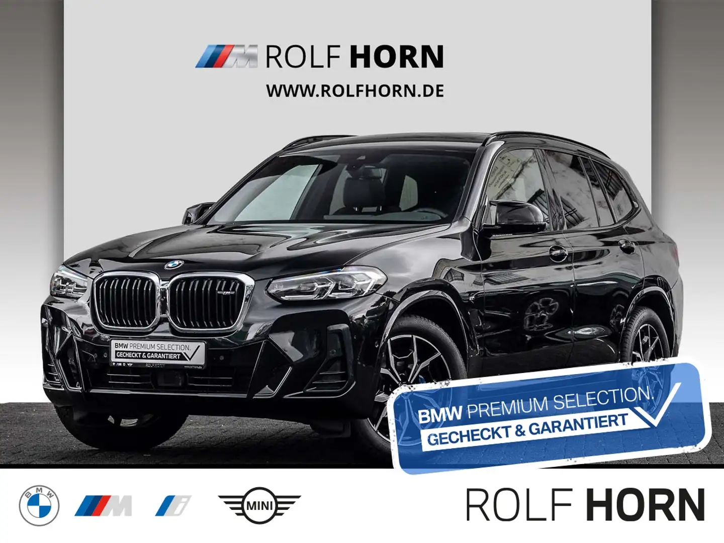 BMW X3 M40d AHK Pano adLED Navi RfKam. harman/kardon Schwarz - 1
