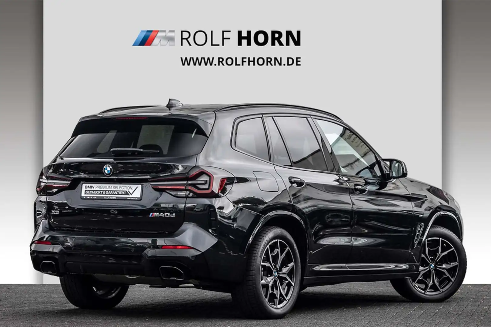 BMW X3 M40d AHK Pano adLED Navi RfKam. harman/kardon Schwarz - 2