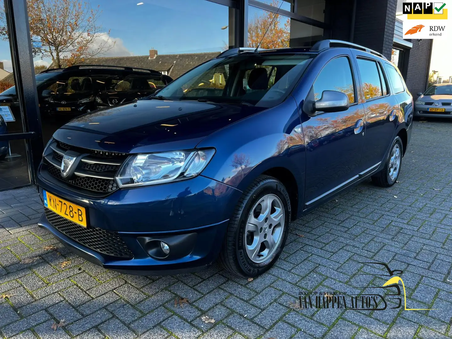 Dacia Logan MCV 0.9 TCe 10th Anniversary / APK 10-2026 Blauw - 1
