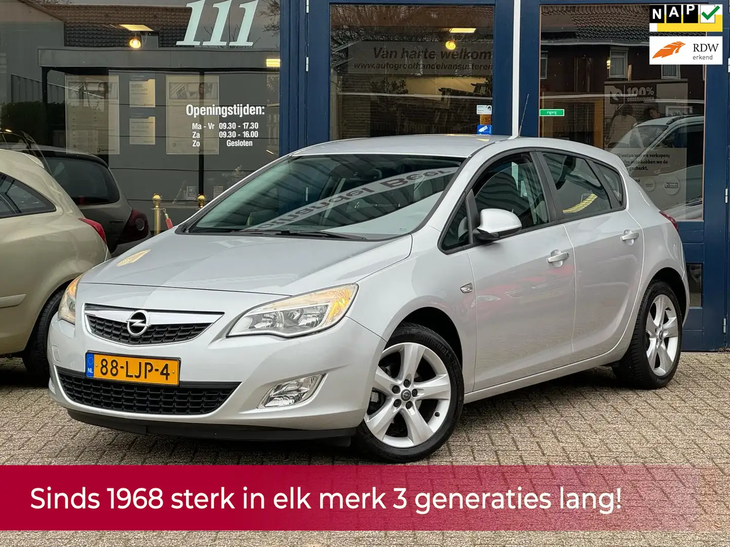 Opel Astra 1.4 Turbo Edition 5 deurs 140PK! NL auto NAP 2e ei Gris - 1