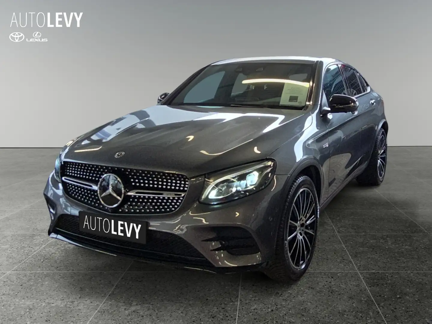 Mercedes-Benz GLC 43 AMG 4Matic AHK+Leder+Burmester+Pano+HeadUp Szary - 2