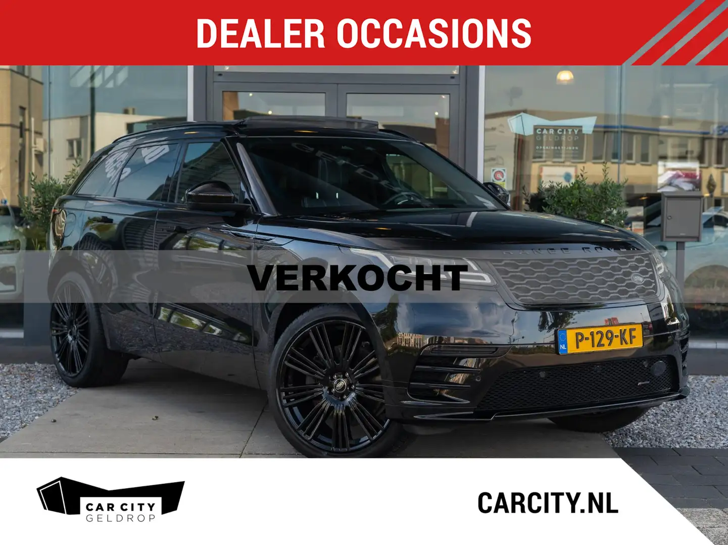 Land Rover Range Rover Velar 2.0 P400e R-Dynamic S / Pano / 22" / 1Ste eig / Ca Noir - 1