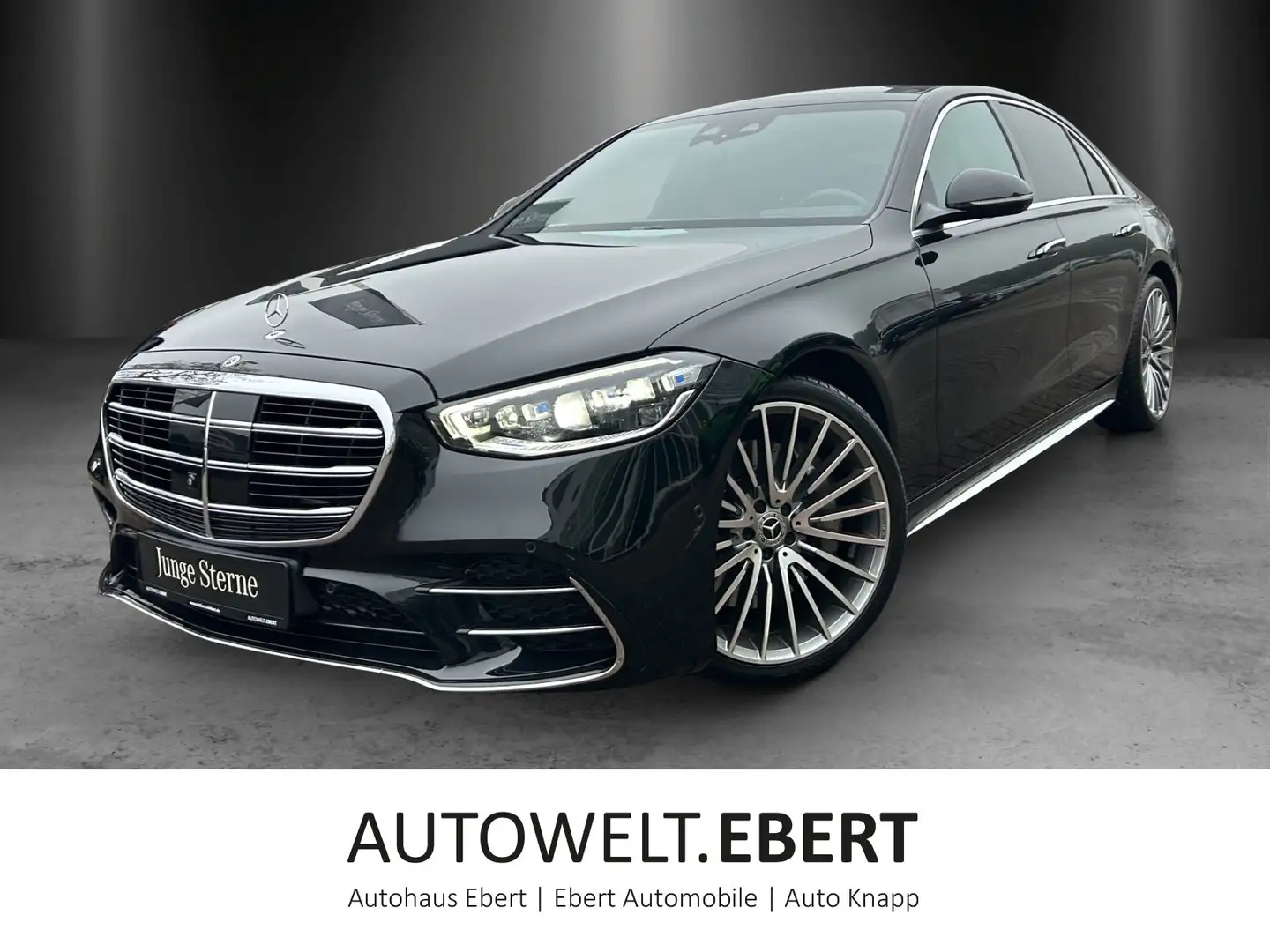 Mercedes-Benz S 350 S350d AMG Pano DISTRO 4xMemo AIRMATIC Burme 360° Чорний - 1