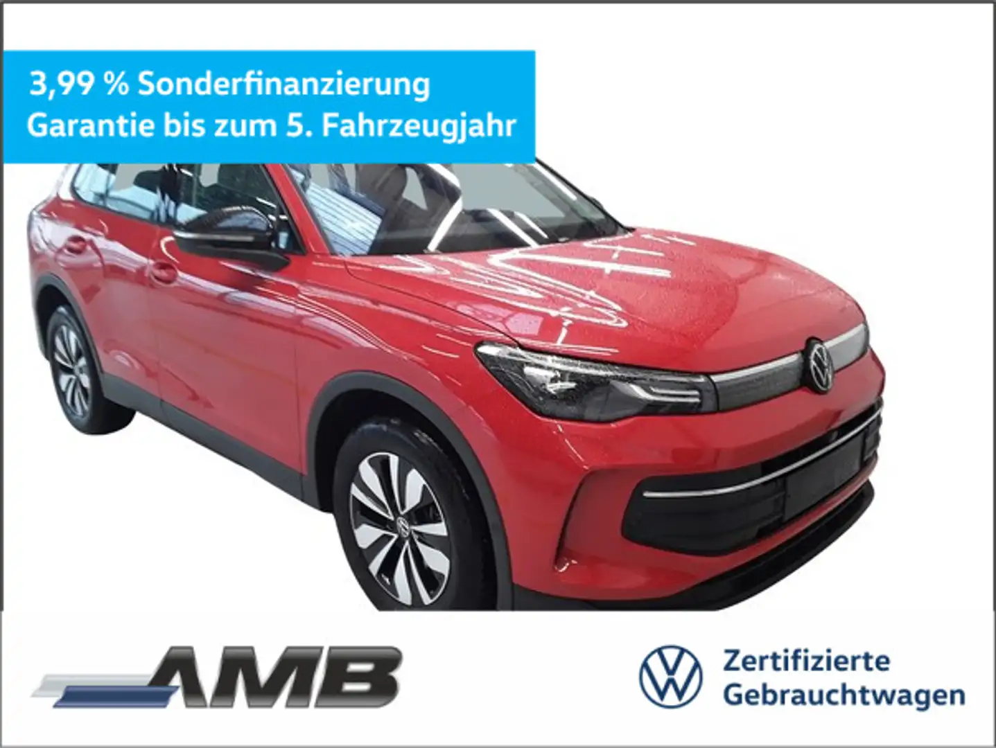 Volkswagen Tiguan Goal 1.5 eTSI neuesMod/AHK/Standhz/12.29G Rot - 1
