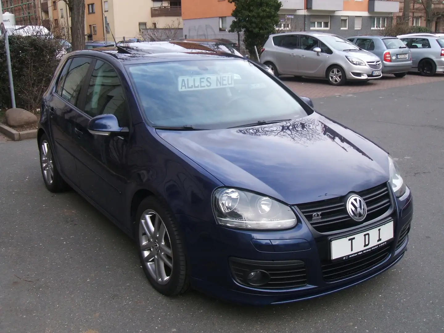 Volkswagen Golf GT*1,9 TDI*WENIG KM* Zahnriemen ALLES-NEU* Blauw - 1