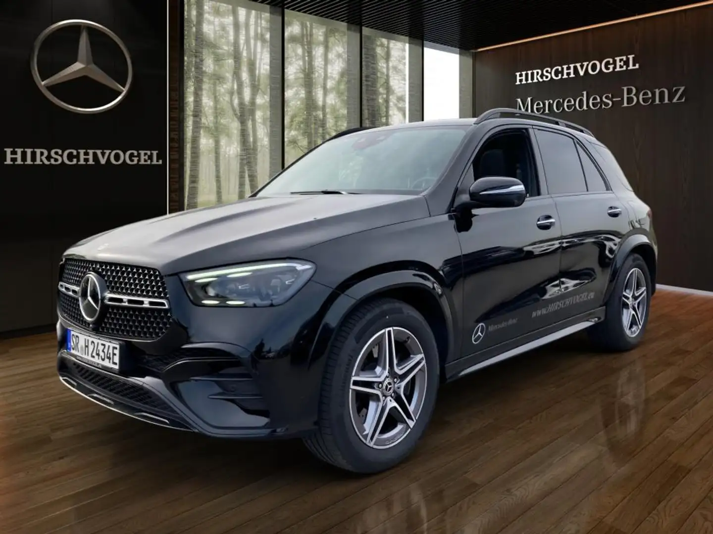 Mercedes-Benz GLE 350 de 4M AMG-Line+AIRMATIC+DISTRON+AHK+Pano Schwarz - 2