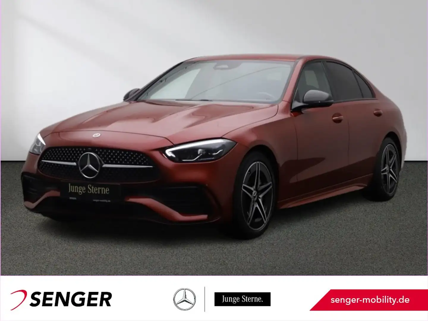 Mercedes-Benz C 180 AMG Kamera Totwinkel Sitzheizung LED AHK Rouge - 1