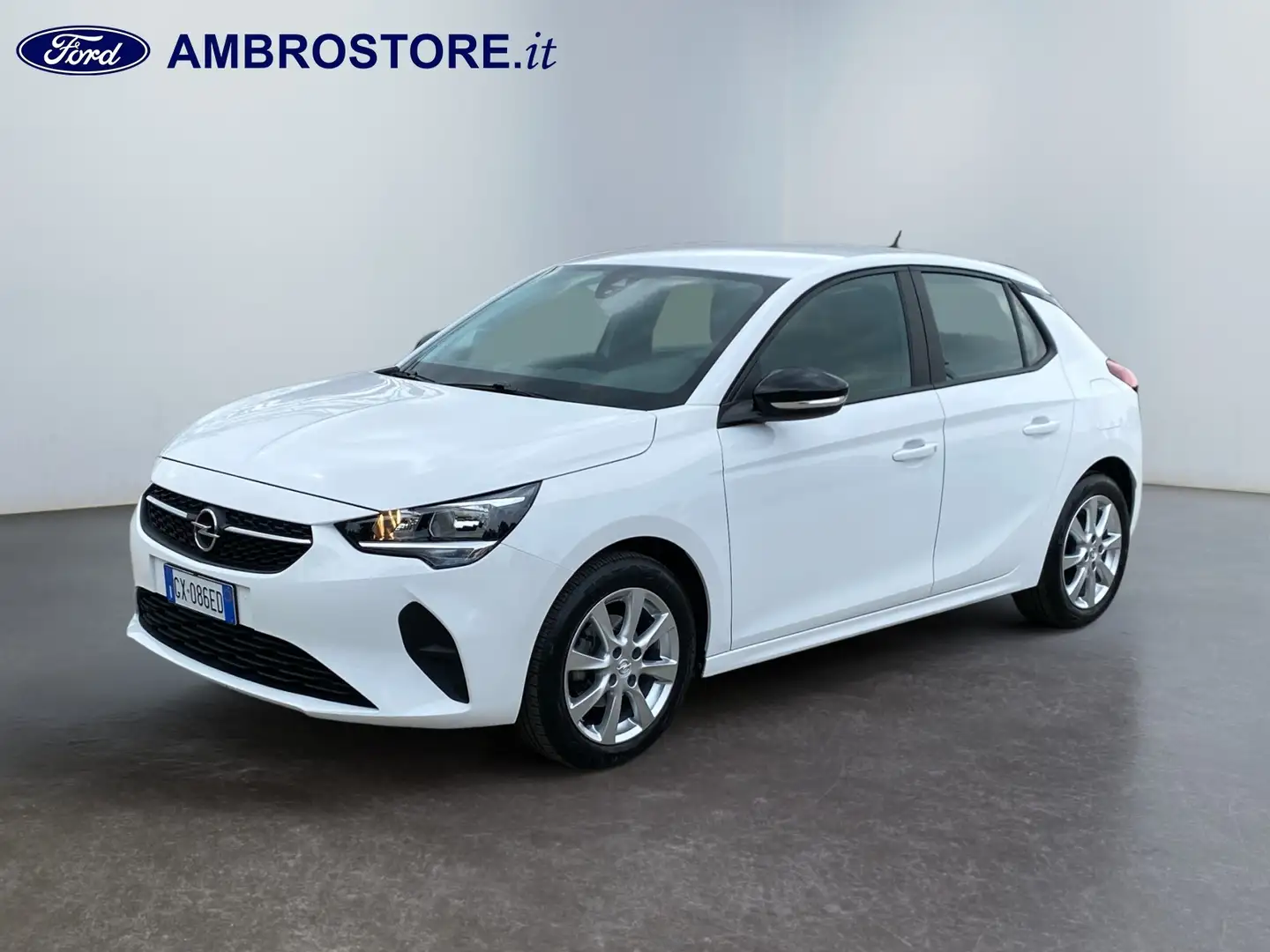 Opel Corsa VI 2020 - Corsa 1.2 Edition s&s 75cv Bianco - 1