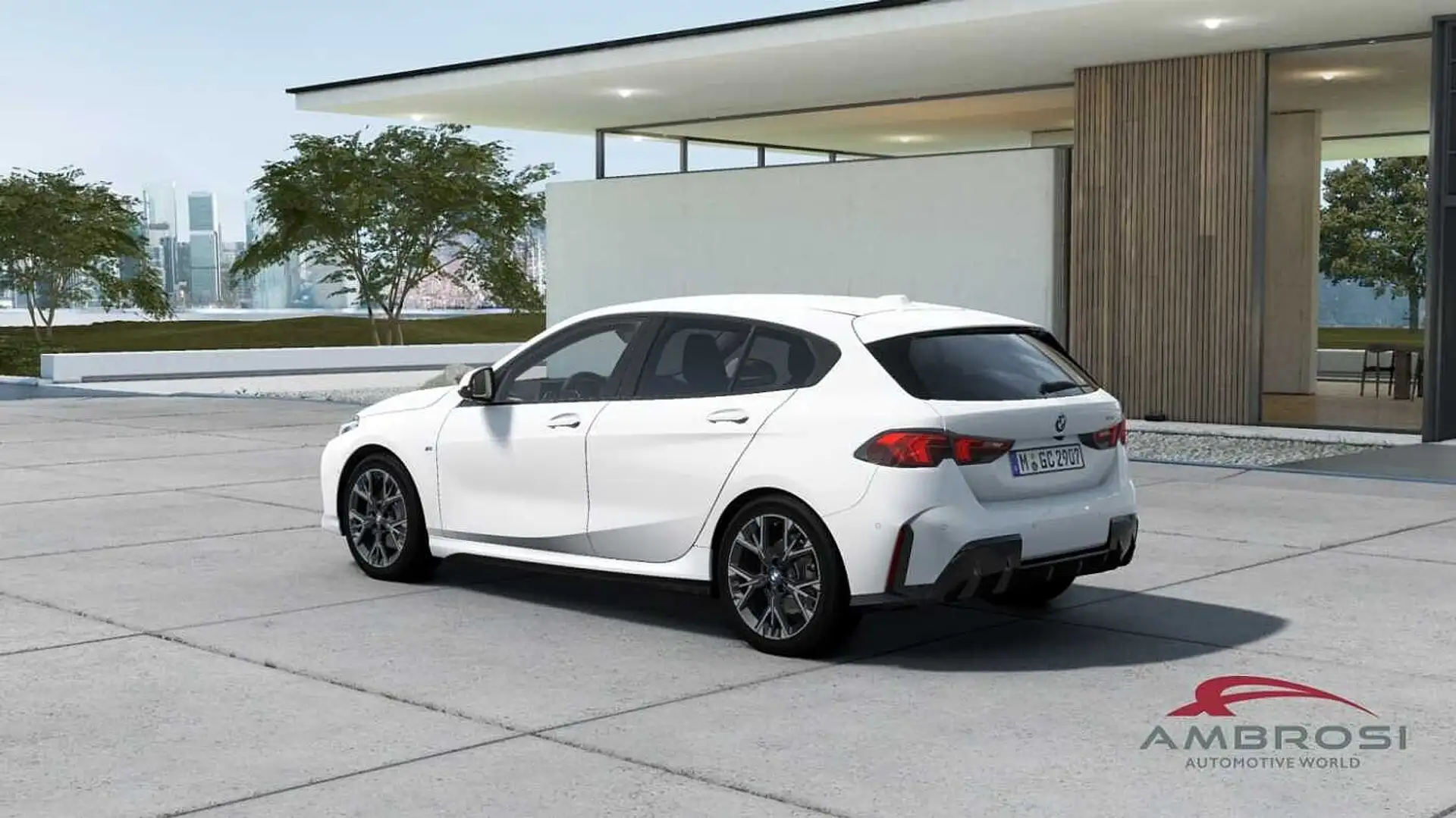 BMW 118 5-porte 118d M Sport Design Premium Package Biały - 2
