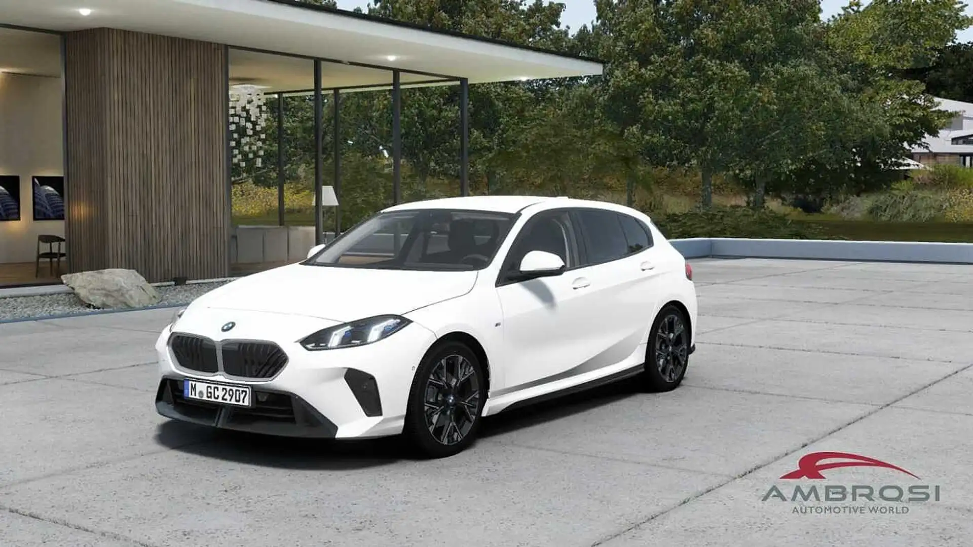 BMW 118 5-porte 118d M Sport Design Premium Package White - 1