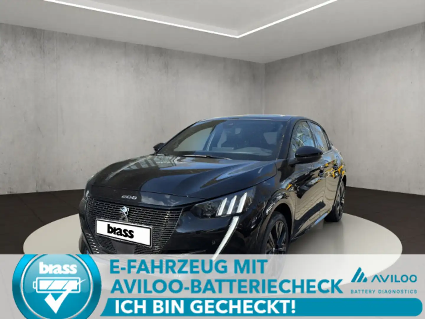 Peugeot 208 e-208 GT Schwarz - 1