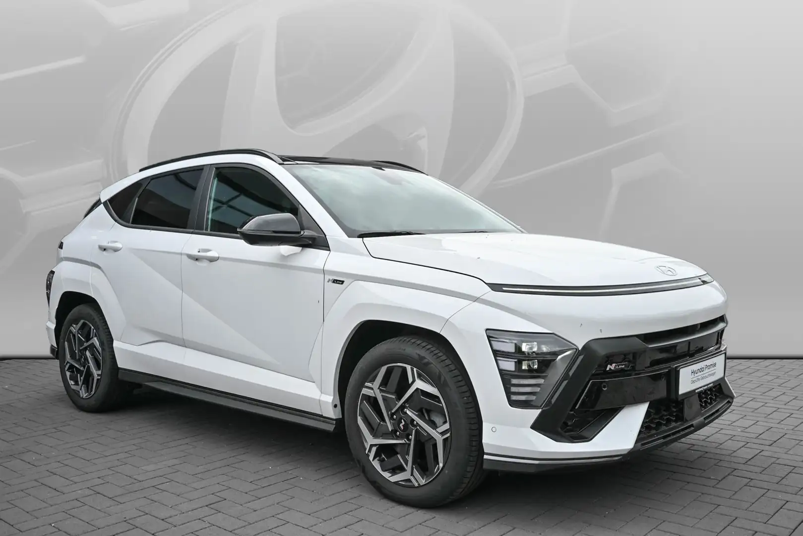 Hyundai KONA 1.6 T-GDi DCT N Line PANO/NSCC/BOSE Weiß - 2
