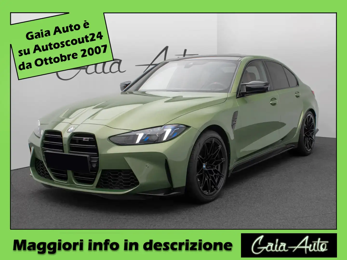 BMW M3 3.0 Competition xdrive Sedili Carbonio auto Vert - 1