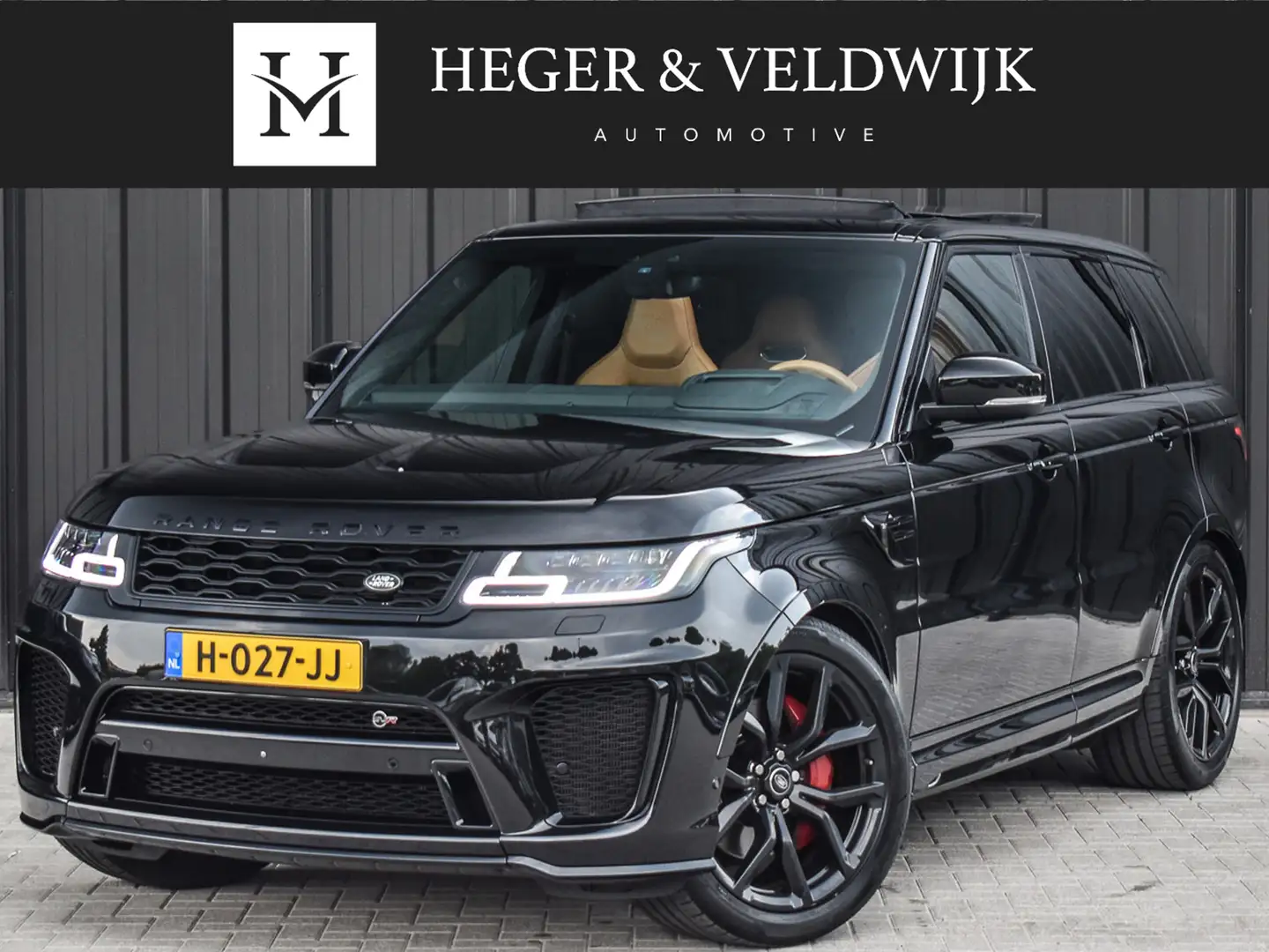 Land Rover Range Rover Sport 5.0 V8 SC SVR | PANORAMADAK | MERIDIAN SURROUND | Zwart - 1