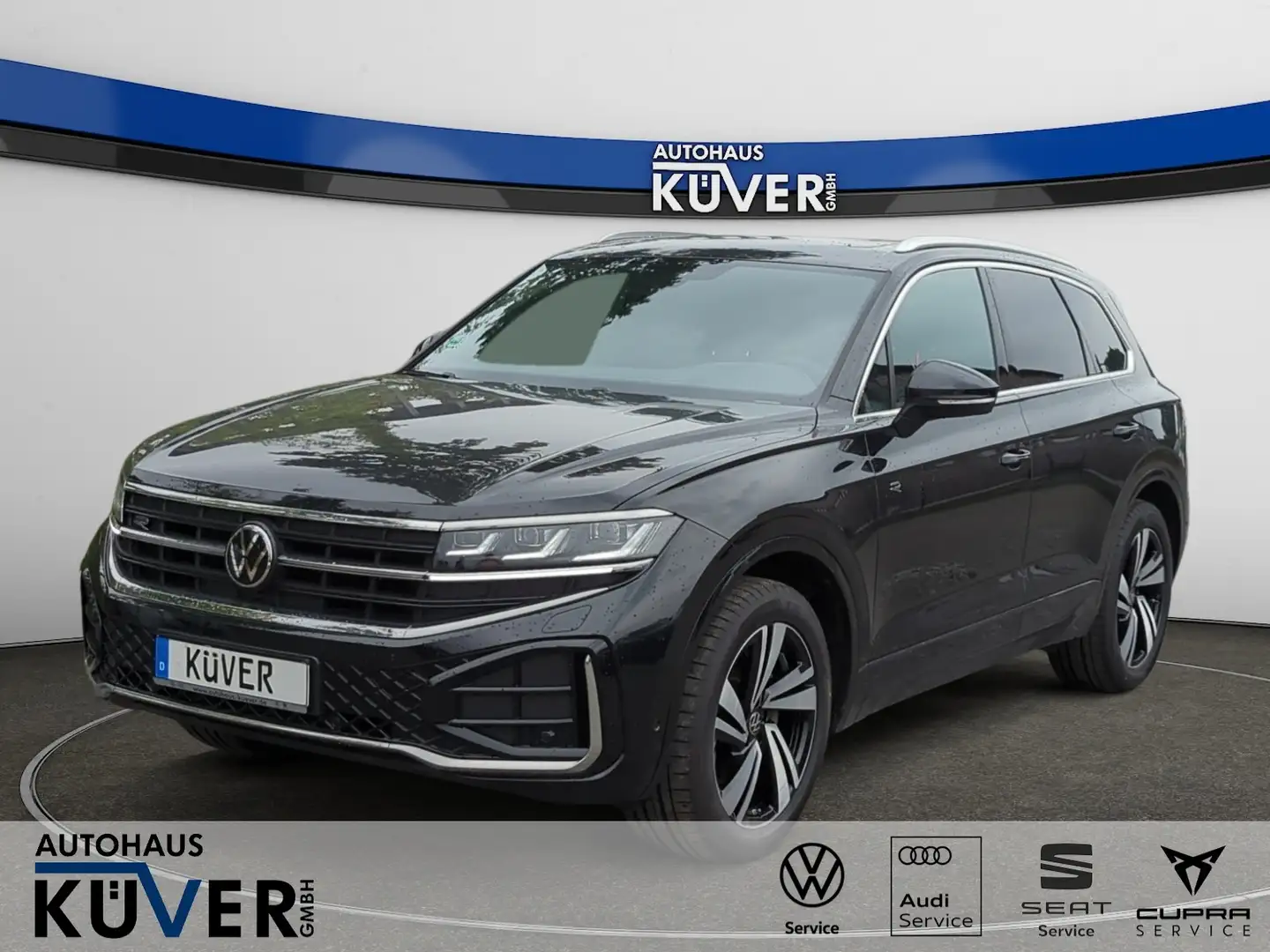 Volkswagen Touareg R-Line 3,0 TDI DSG 4M+Pano+IQ+Navi+Leder Schwarz - 1