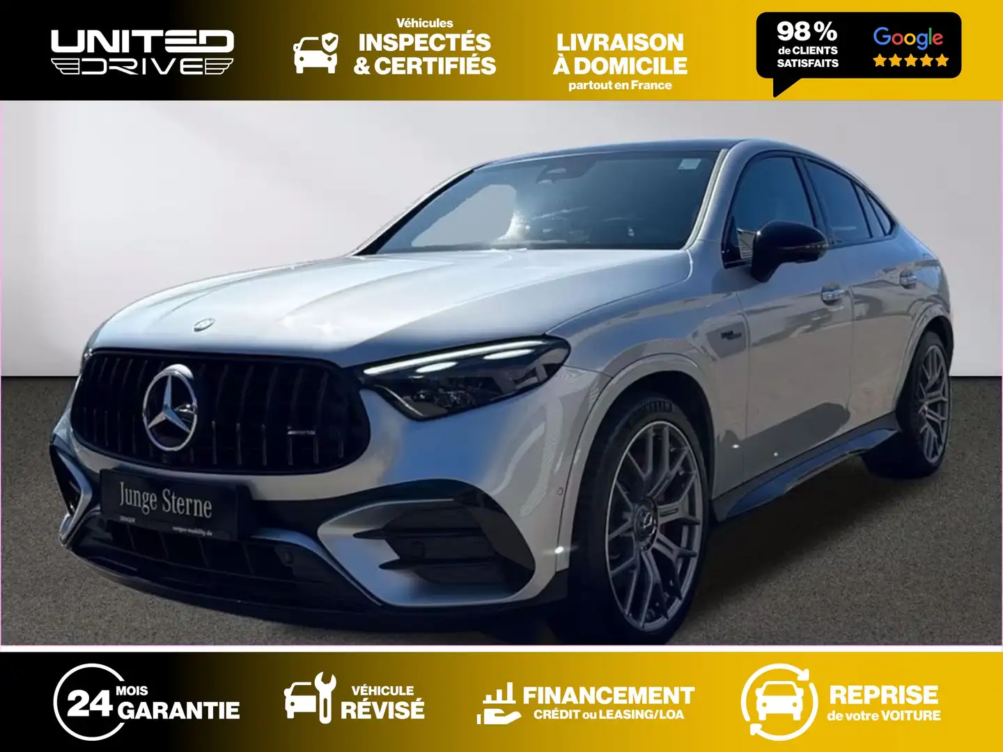 Mercedes-Benz GLC 63 AMG S E Performan Speedshift MCT 9G AMG 4Matic+ Argent - 1