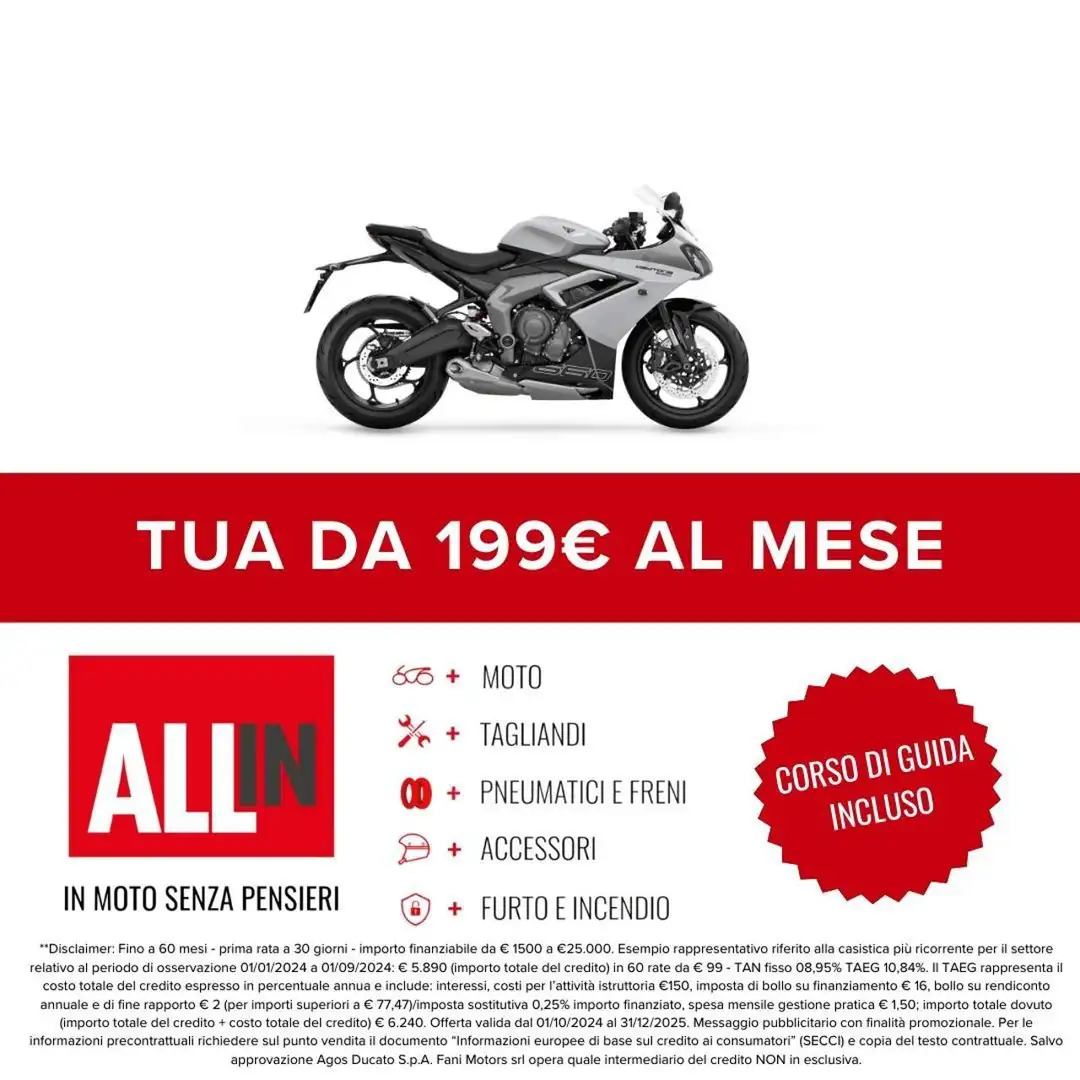 Triumph Daytona 600 Daytona 660 White - 2