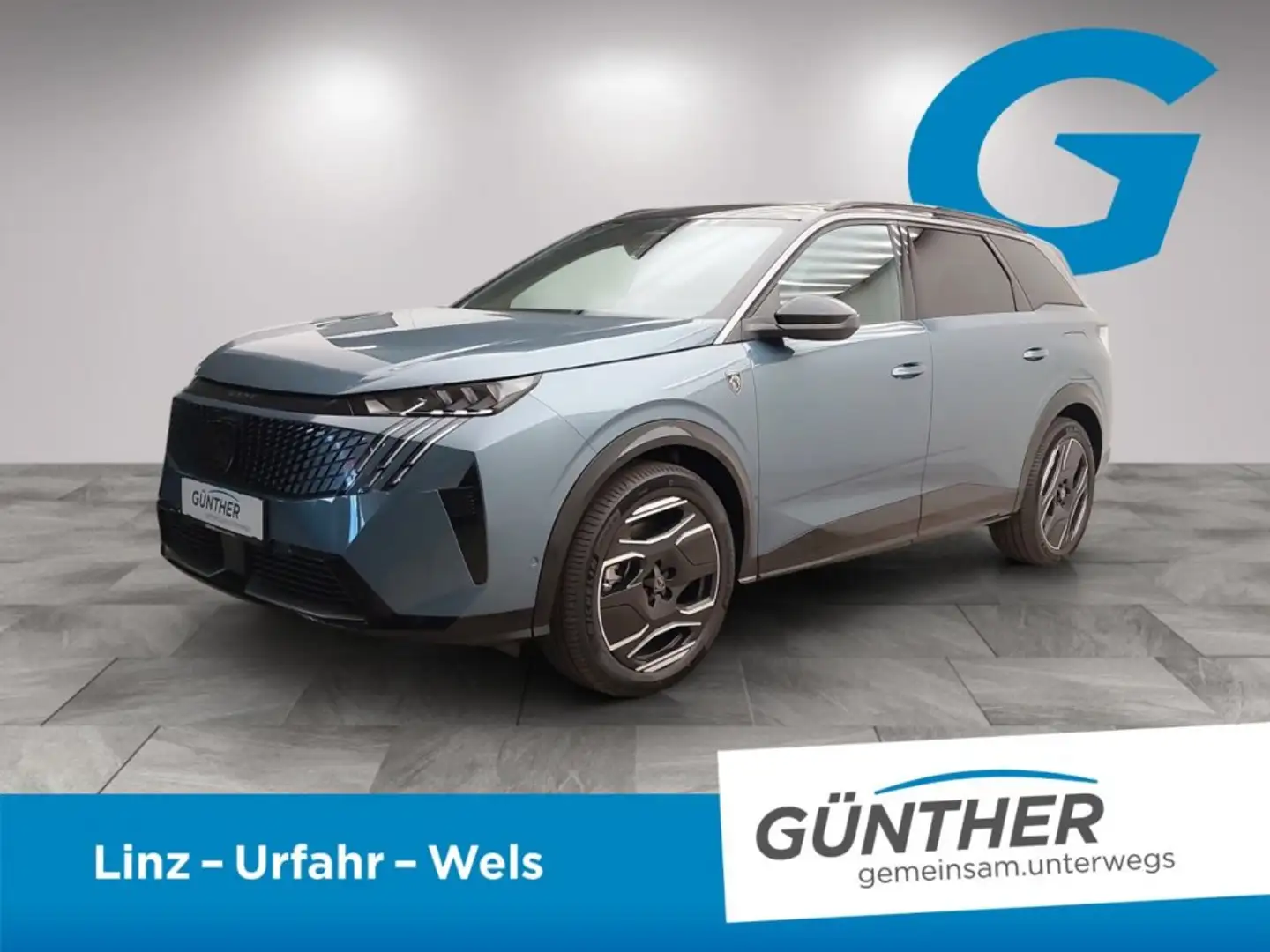 Peugeot 5008 E-5008 GT Elektromotor 210 (Batterie 73 kWh) Albastru - 1