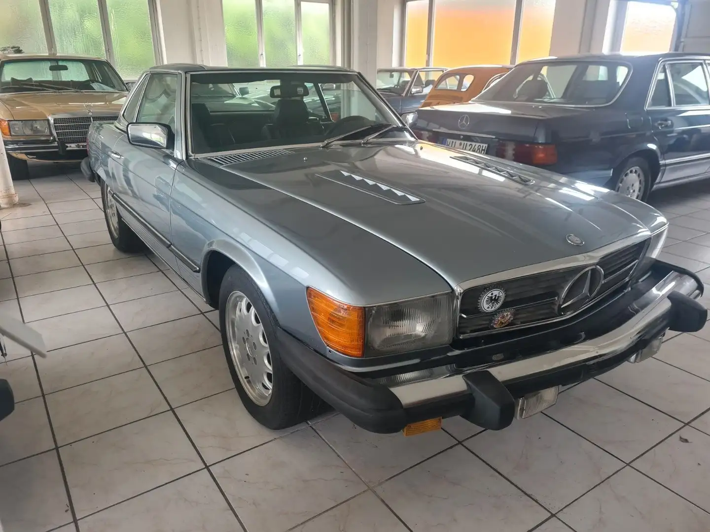 Mercedes-Benz SL 380 USA Import  Rost Frei Bleu - 1