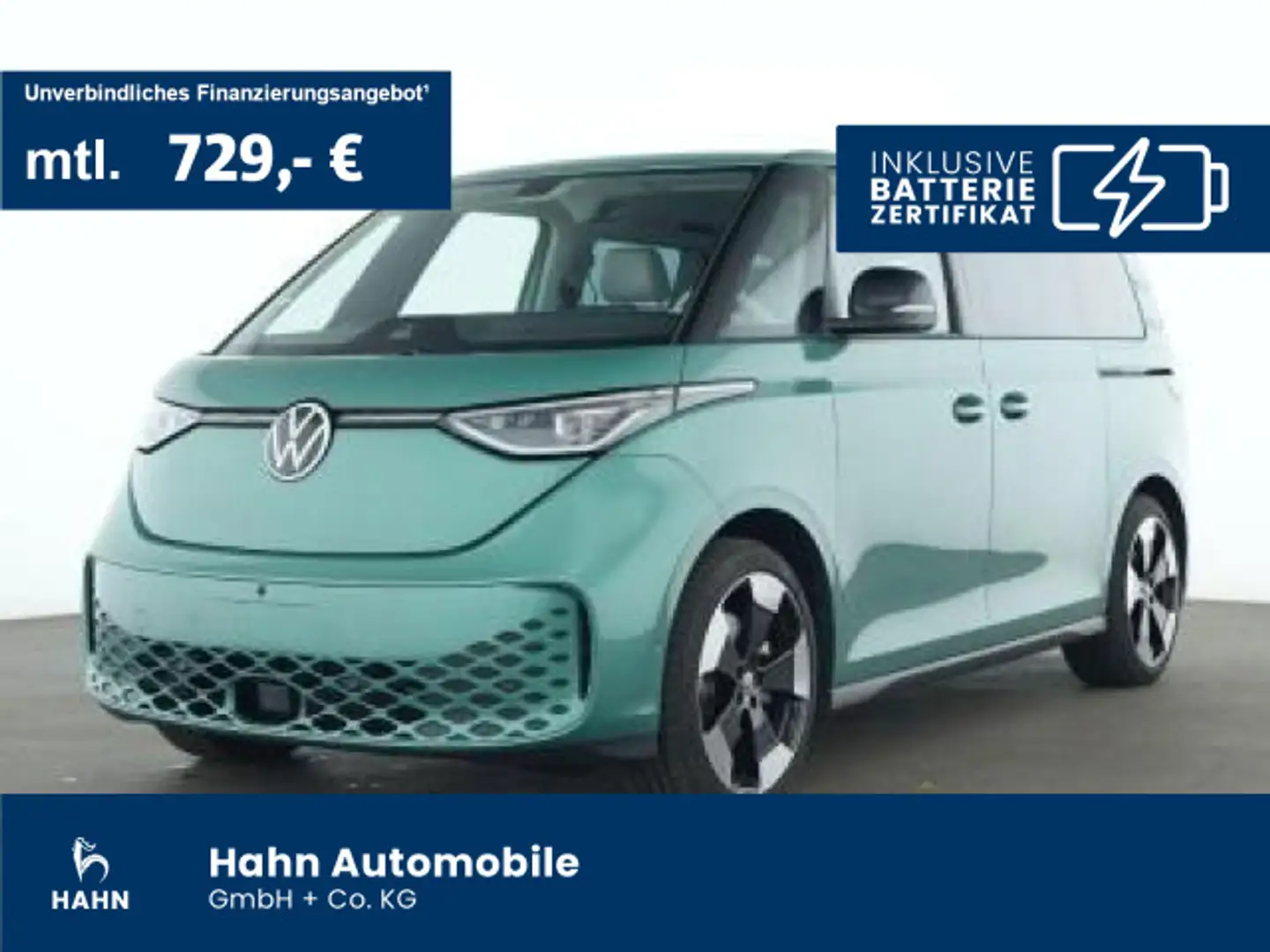 Volkswagen ID. Buzz PRO 210KW AHK IQ SOUND NAVI ACC AREA Grün - 1