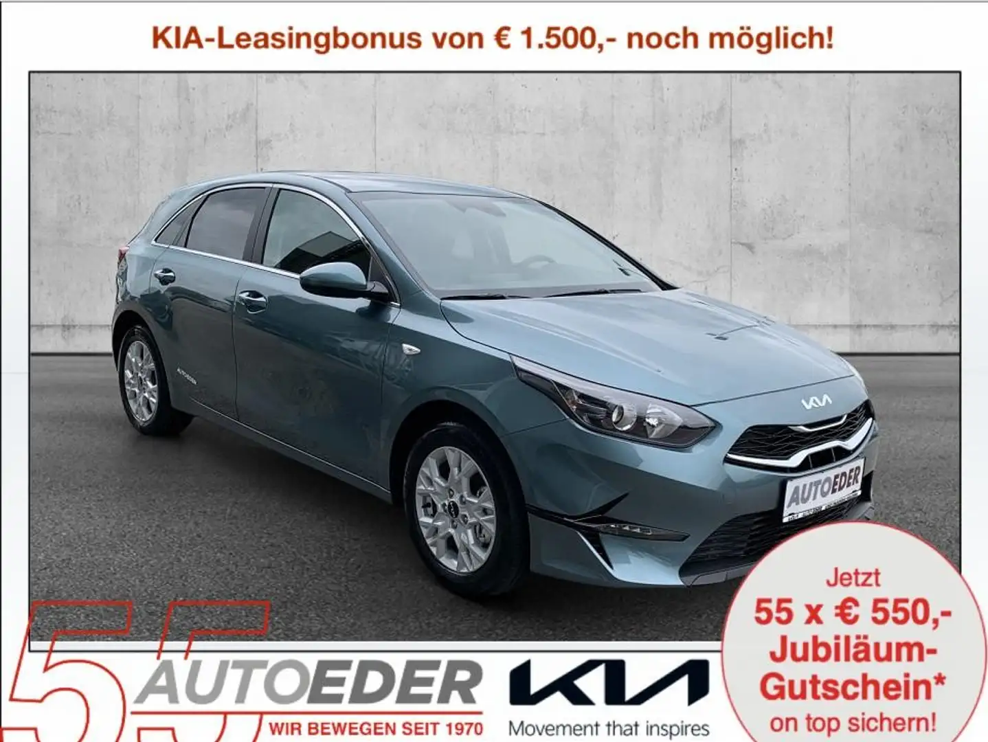 Kia Ceed / cee'd ceed 1,0 T-GDI GPF Silber Grau - 1