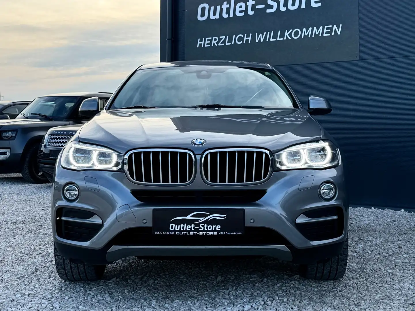BMW X6 xDrive 40d*M-Sportpaket*Navi*R-Kamera*Harman*SHZ* Grau - 2