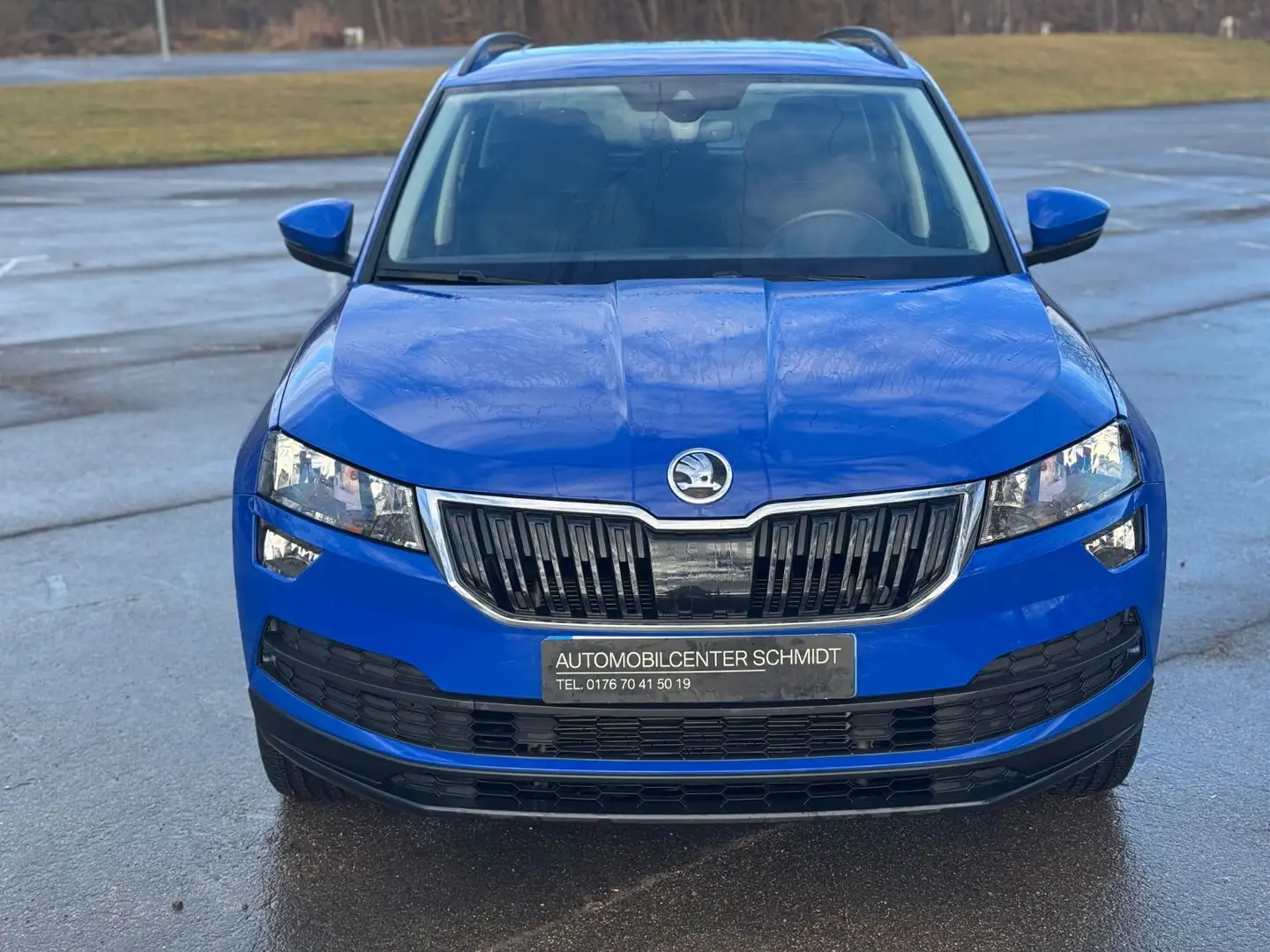 Skoda Karoq Ambition m. PANO*ACC*AHK*KAMERA Blauw - 1