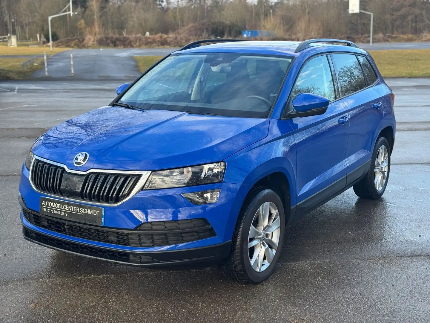 Skoda Karoq Ambition m. PANO*ACC*AHK*KAMERA Blauw - 2