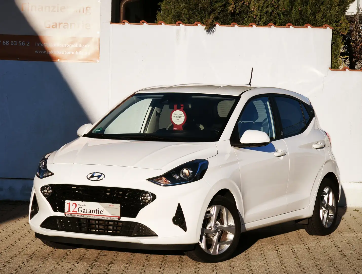 Hyundai i10 TÜV Neu 1.Hand*nur36tkm Lenkradheiz. SHZ Klima Blanc - 1