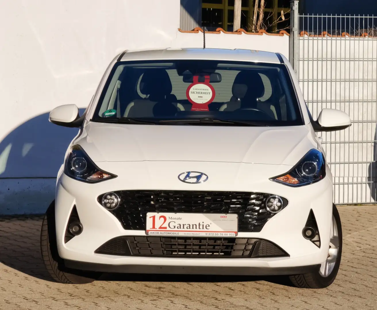 Hyundai i10 TÜV Neu 1.Hand*nur36tkm Lenkradheiz. SHZ Klima Blanc - 2