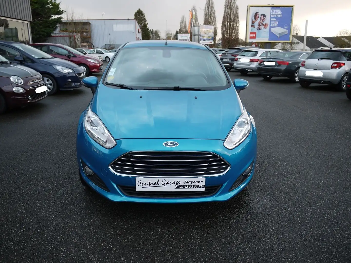 Ford Fiesta 1.6 TDCI 95CH FAP ECO STOP\u0026START TITANIUM 5P Bleu - 2