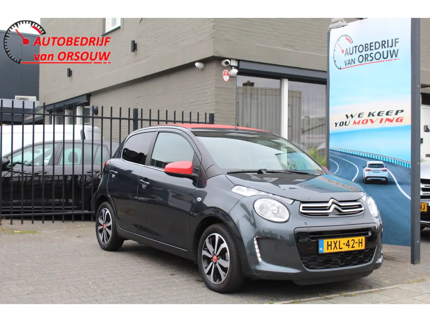Citroen C1 1.0 VTi Airscape Urban Ride Cabriolet Led Navi Air Gris - 1