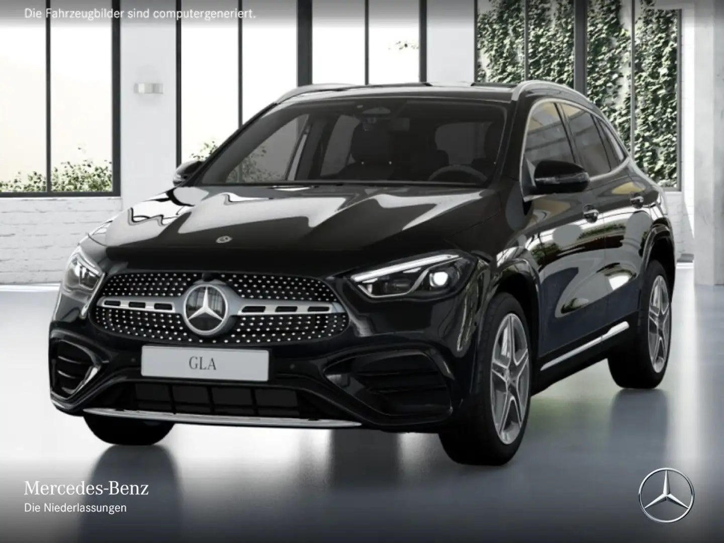 Mercedes-Benz GLA 220 4M AMG+PANO+360°+AHK+MULTIBEAM+TOTW+8G Schwarz - 2