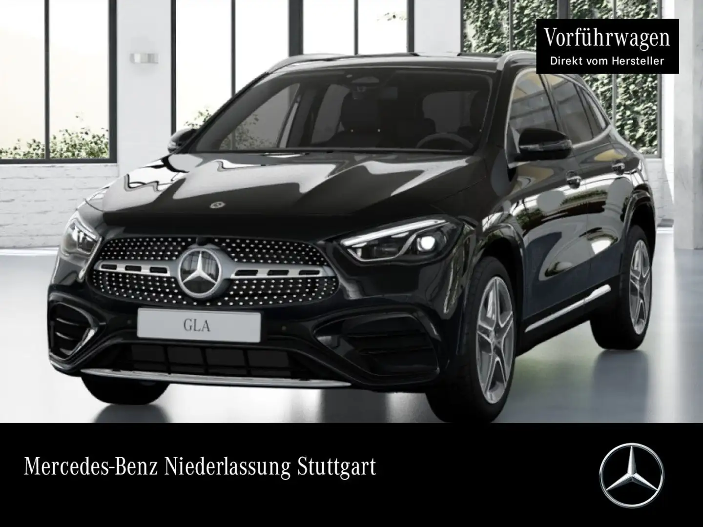 Mercedes-Benz GLA 220 4M AMG+PANO+360°+AHK+MULTIBEAM+TOTW+8G Schwarz - 1