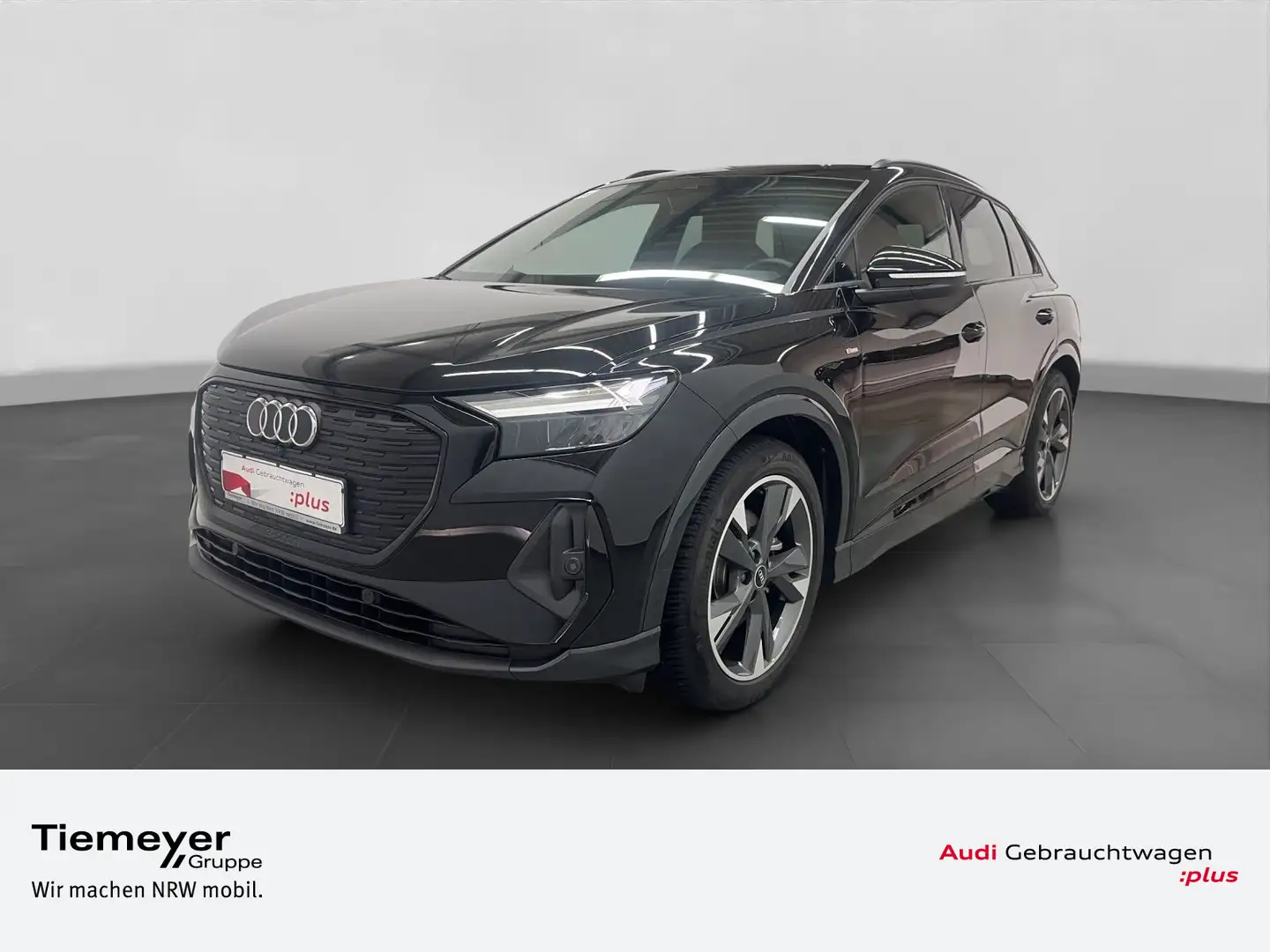 Audi Q4 e-tron 35 2x S LINE PDC STDHZG PRIVACY LM20 Schwarz - 1