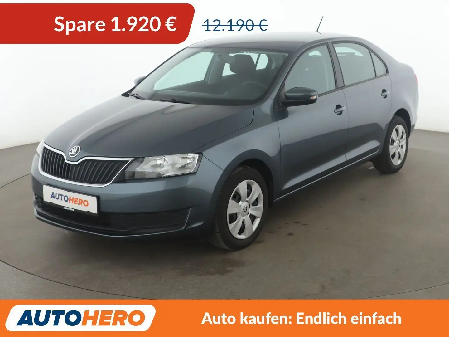 Skoda Rapid/Spaceback 1.0 TSI Active*PDC*KLIMA*GARANTIE* Grau - 1