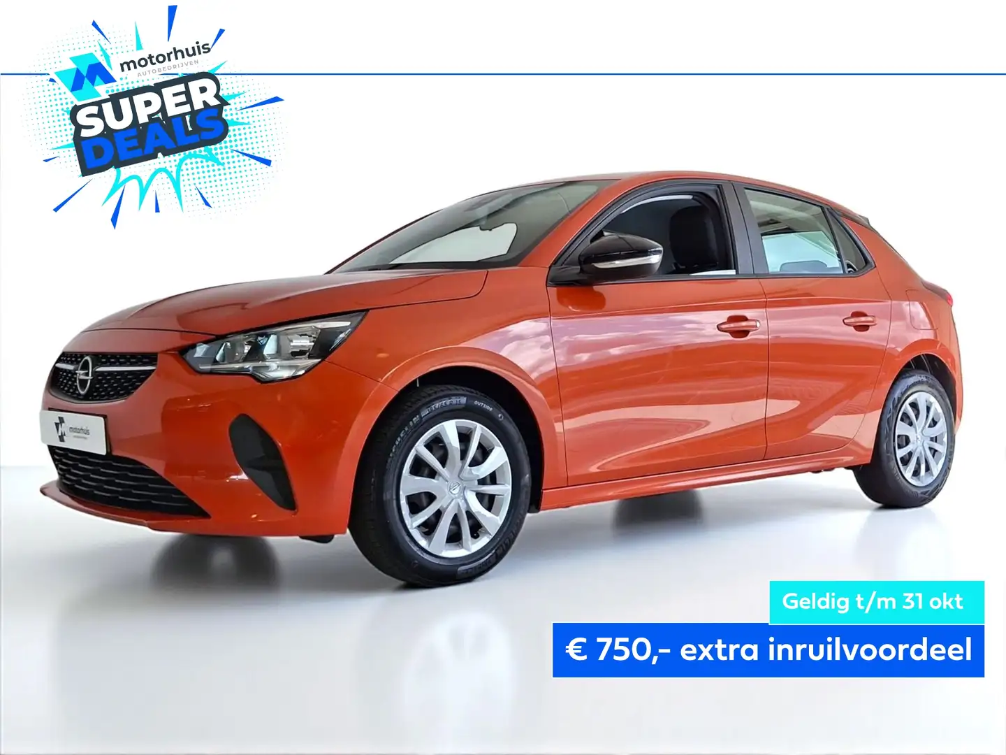 Opel Corsa 1.2 75pk Edition AC |BLUETOOTH | CRUISE Oranje - 1