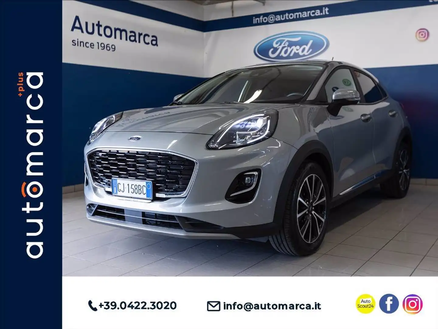 Ford Puma 1.0 ecoboost h Titanium Design s&s 125cv Grigio - 1