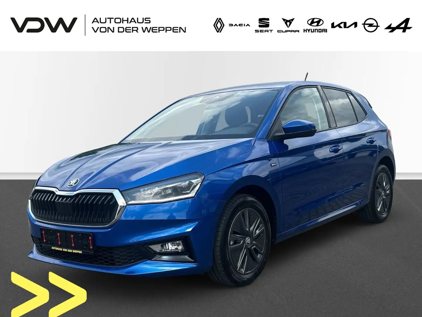 Skoda Fabia Drive 1.0 MPI Klima Rückfahrkamera Fenster el. Blau - 1