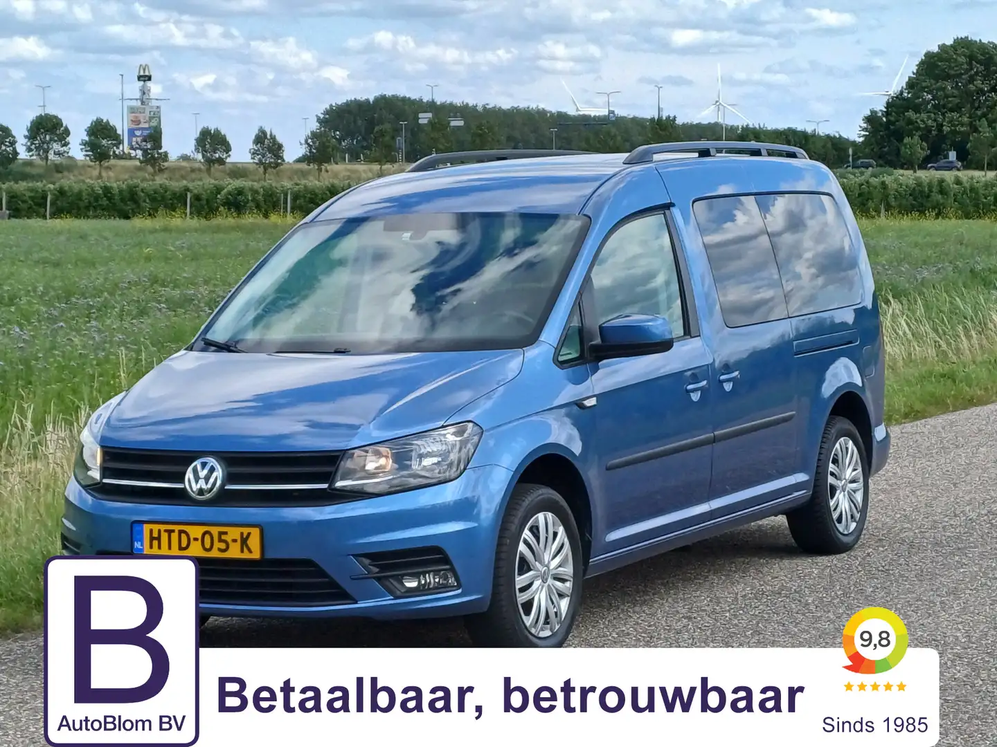 Volkswagen Caddy Maxi 1.4 TSI Trendline 7-Pers. /Clima/Cruise/Leder Blauw - 1