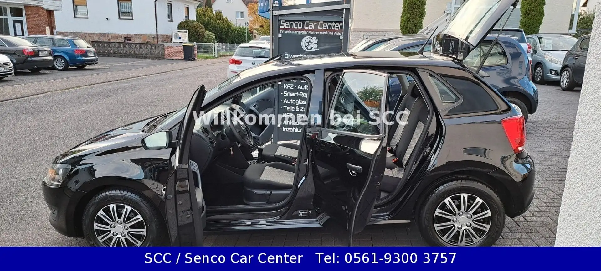 Volkswagen Polo 6R  Comfort 4 TÜRIG  Tel: 0561- 9300 3757 Schwarz - 1
