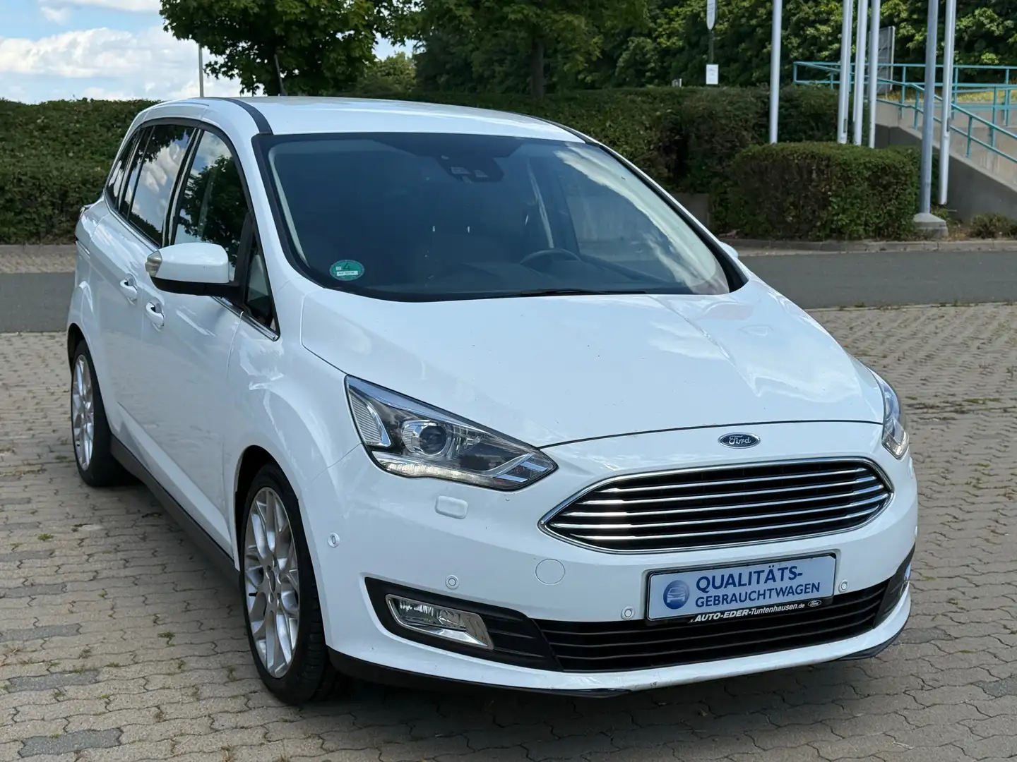 Ford Grand C-Max Titanium Bi-Xenon/Navi/Sitzh./Temp./18Zoll Blanc - 2