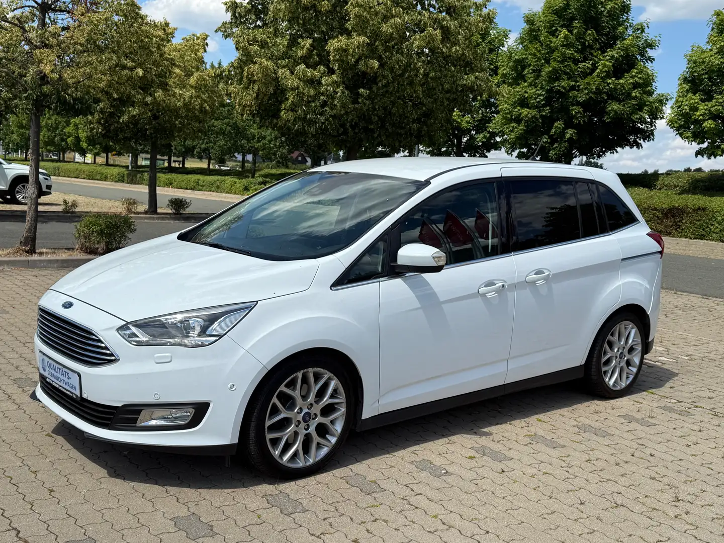 Ford Grand C-Max Titanium Bi-Xenon/Navi/Sitzh./Temp./18Zoll Blanc - 2