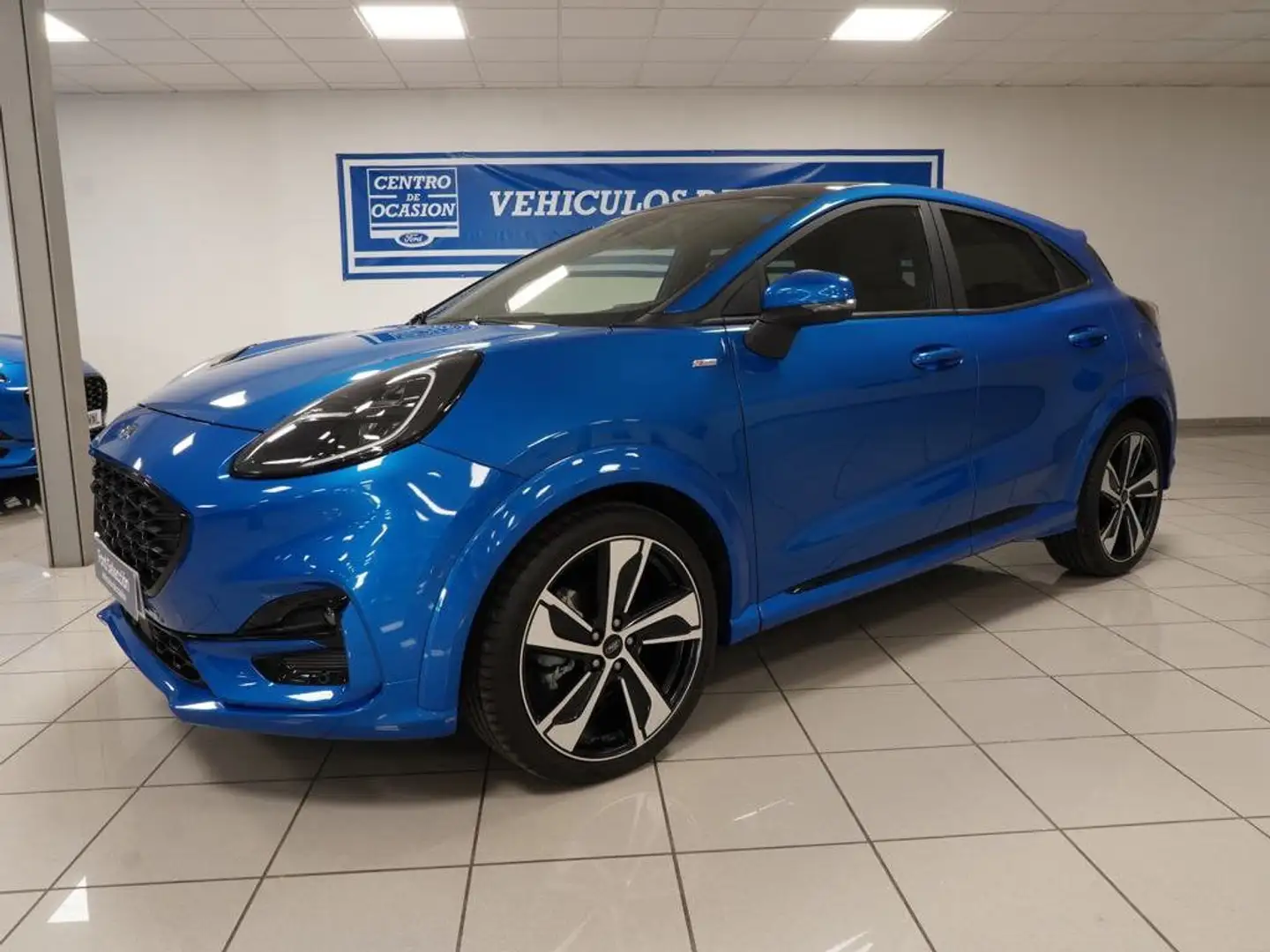 Ford Puma 1.0 EcoBoost MHEV ST-Line X 125 Blau - 1