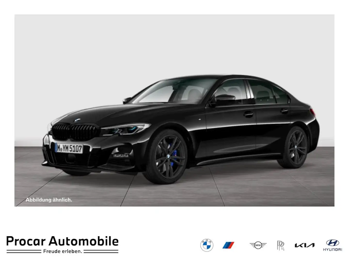 BMW 320 d M Sport Laser DA Prof PA HuD H/K 19'' DAB Noir - 1