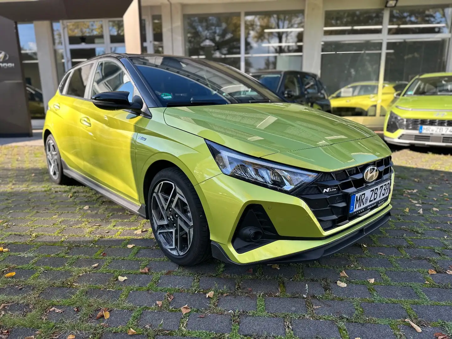 Hyundai i20 1.0 Turbo N-Line LED, Navi, Sitzheizung Gelb - 2